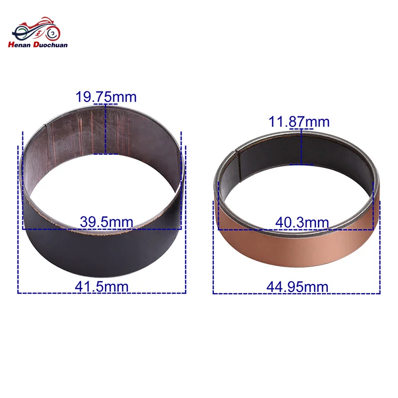 Motorcycle Front Fork Bushing Copper for YAMAHA XP 500 XP500 T Max 500 XJ6 Diversion XJ6N FZ6R TDM 850 XVS 1300 C ABS