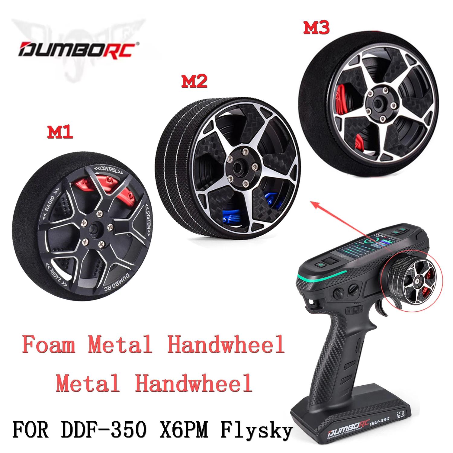 

Металлический руль-пульт управления DUMBORC DDF-350 X6PM с пенопластовой вставкой для радиоуправляемых моделей Radiolink Flysky Nobel NB4