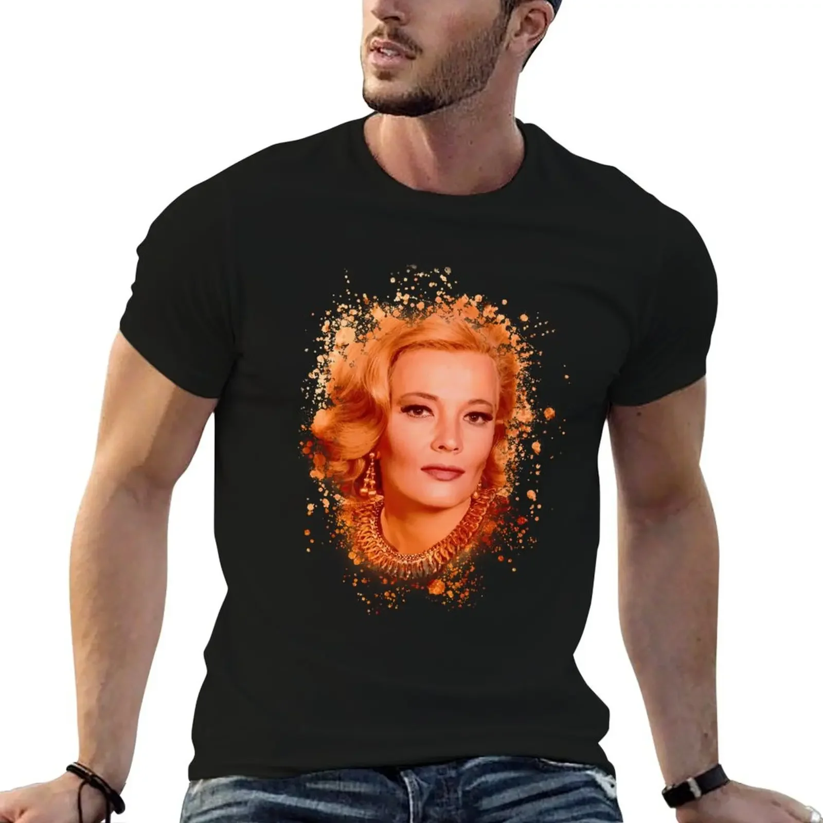 Gena Rowlands T-Shirt customs design your own graphic tee shirt Blouse customizeds black t shirts for men