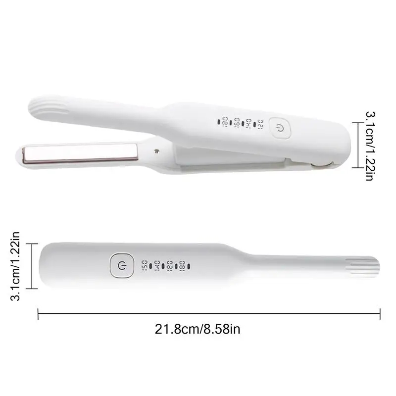 مكواة فرد الشعر المسطحة، أدوات تصفيف الشعر المسطحة، تسخين سريع، مع درجة حرارة قابلة للتعديل للمنزل و