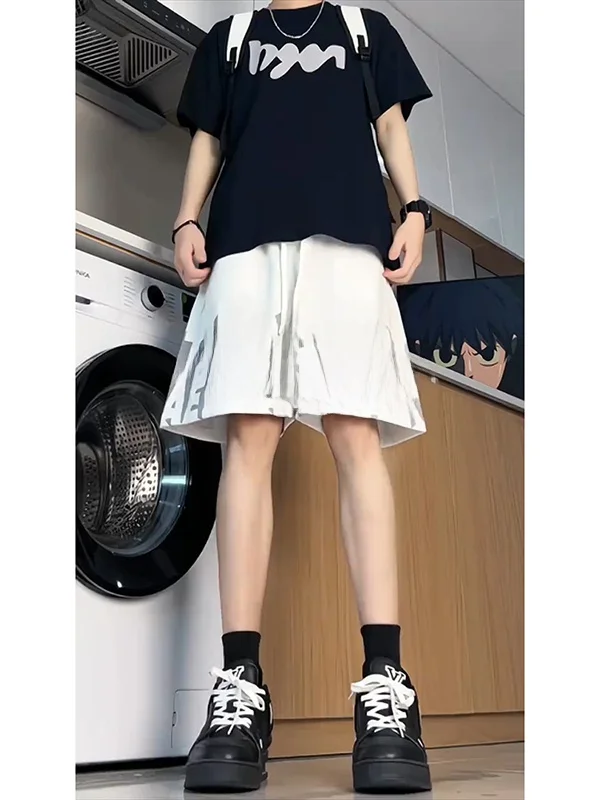 

Мужские летние тонкие быстросохнущие брюки American Style Basketball для активного отдыха, повседневные, длиной до колена, с модным дизайном