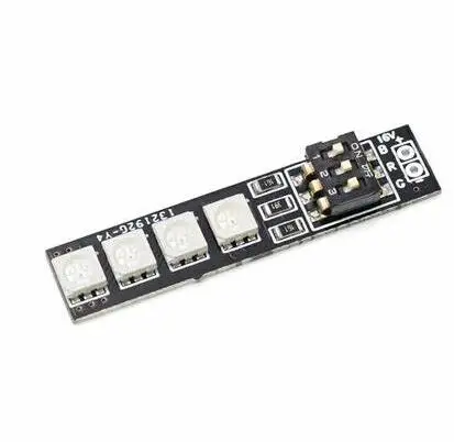 Diatone RGB LED Board With three RGB5050 LEDs & one code switch 16V DC 4S Lipo for F4 F7 F722 FC FPV Racing Drone