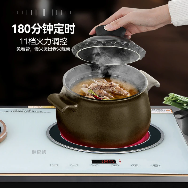 Домашняя вогнутая индукционная плита, Настольная встроенная электрическая керамическая плита, плита 220 В, нагреватель, кухонная плита, плита, плиты для дома