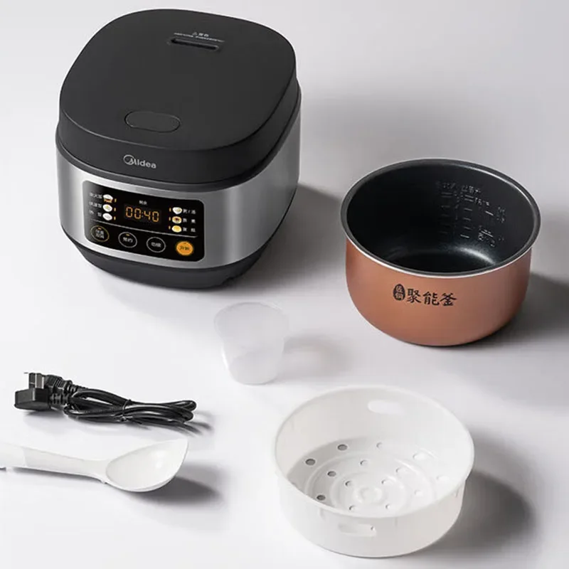 3L Rice Cooker Color Screen Button Electric Cooker Multifunctional Menu Household Electric Cooking Pot For Kitchen