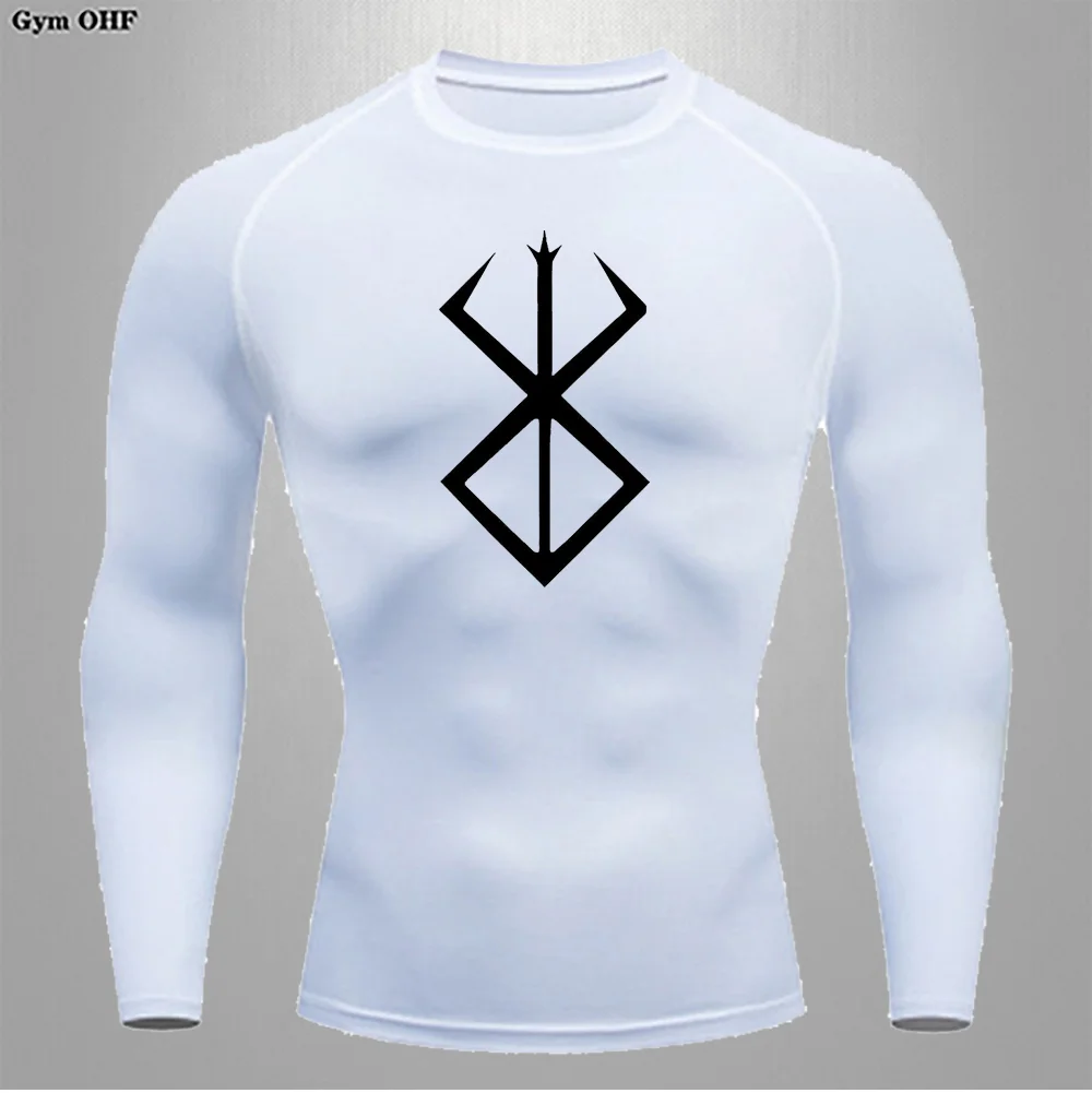 Compression Man’s Tshirts Rashguard Weightlifting Boxing Yoga Athletic Jogging Top Sweatshirt Tracksuit Hiking GYM MMA Training