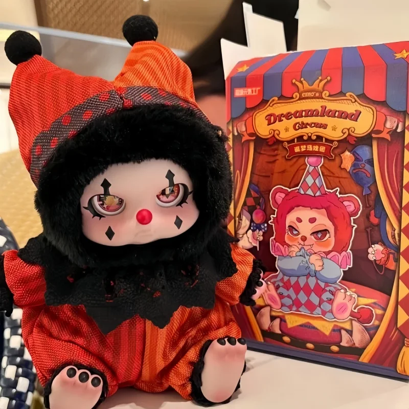 Figurine Plush Blind Box Seri Dream Circus Cino dari Authentic Super Vitality Factory Tour, Dekorasi Meja, Hadiah Liburan