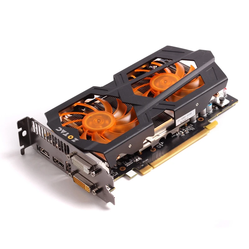 ZOTAC-tarjetas gráficas originales GeForce GTX 660, 2GB, GPU, 192Bit, GDDR5, tarjeta de vídeo para nVIDIA Map, GTX660, 2GD5, GK106, Hdmi, Dvi, usadas