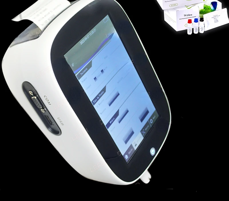 Automatic dry fluorescence immunoassay analyzer immunoassay analyzer poct hba1c for fast quantitative test