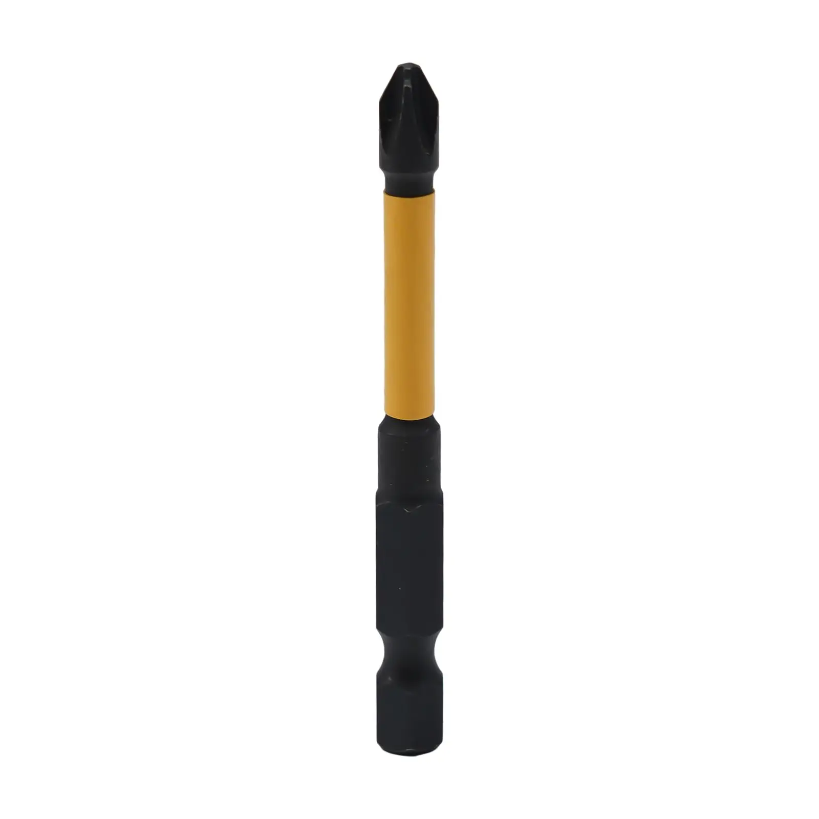 Professional Cross Impact Screwdriver Set, adequado para chaves de fenda elétricas e brocas, disponível em preto e amarelo