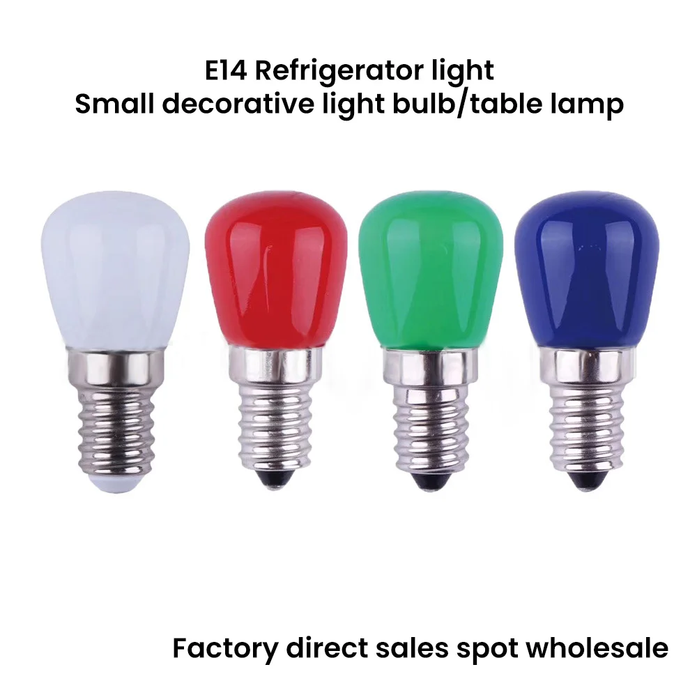 

E14 Small Screw Mouth Bulb 3W LED Colorful Decoration Mini Ball Bubble for Refrigerator Desktop Lamp AC220-240V Night Light