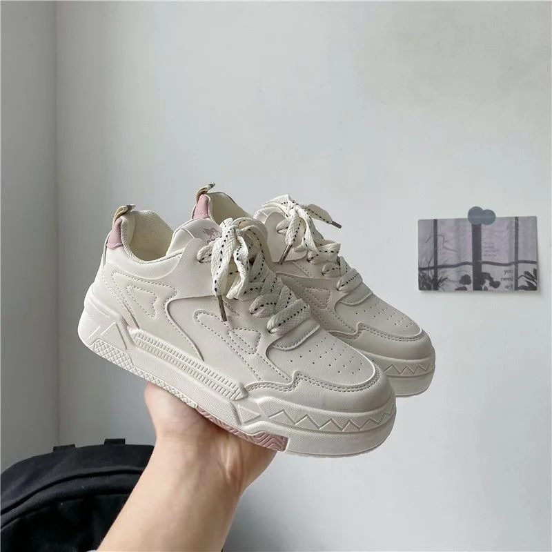 Platform Shoes for Women 2024 New Winter Plush Warm Women's Sneakers Casual Versatile Ladies Vulcanized Shoes Zapatos De Mujer