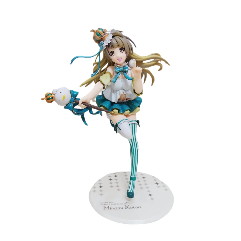 Anime Love live Minami Kotori PVC Action Figure Colecionável Modelo Boneca Brinquedo 23 CM