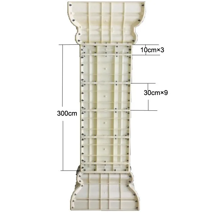 Square column extra thick mold Chinese square column large pillar in front of the door cement column formwork thickened square R