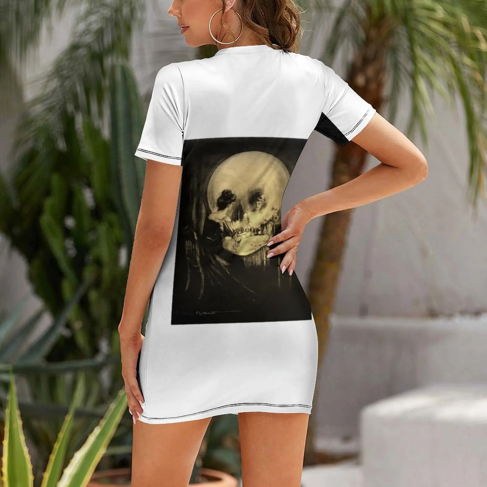 T-shirt All Is Vanity pour femme, robe de soirée à manches courtes, éloignez-vous de l'ordinateur et regardez à nouveau