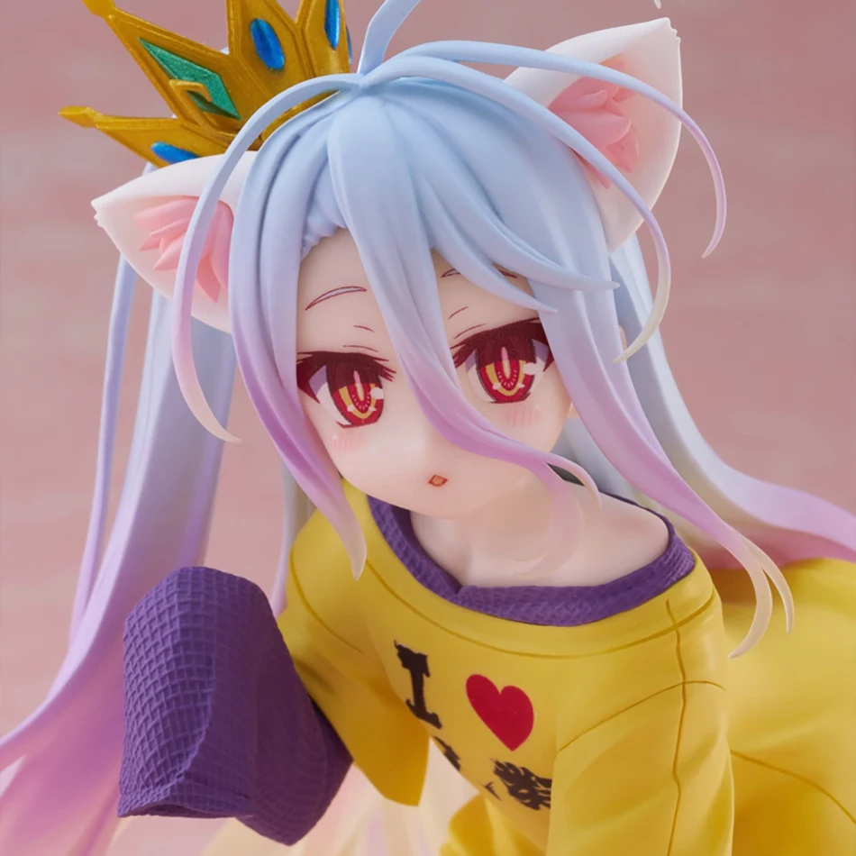 Anime Geen Game Geen Leven: Zero White Figuur Anime PVC Anime Actiefiguren Model Leuke Kamer Collectie Ornament Anime Model Speelgoed Geschenken