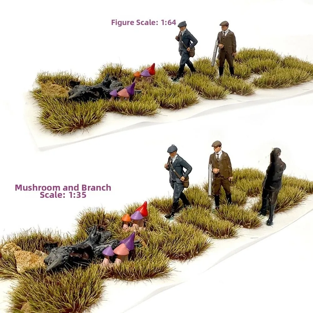 Hierba Estática Multicolor para Modelismo, Accesorios DIY para Construcción de Maquetas, Mini Agrupaciones de Hierba, Atrezzo Fotográfico, Micropaisajes y Manualidades