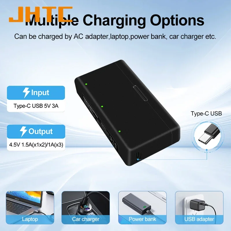 Charger For Osmo Action 5 pro Charger For DJI Osmo Action 3 4 5 Pro Battery Charger Camera Accessories