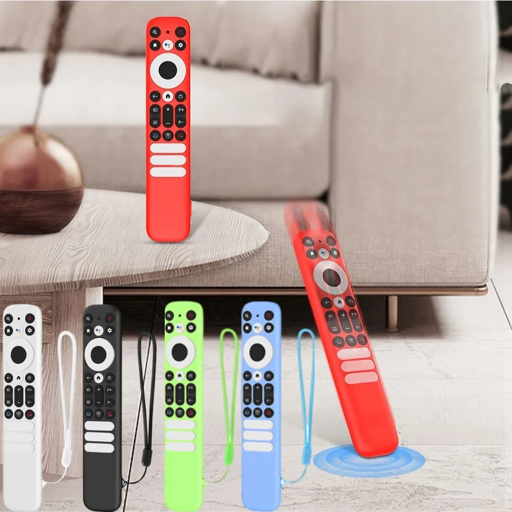 Silicone Remote Case Anti-Slip TV Remote Control Case Shockproof Remote Protective Case Remote Cover for TCL RC902V/TCL-RC802NU1