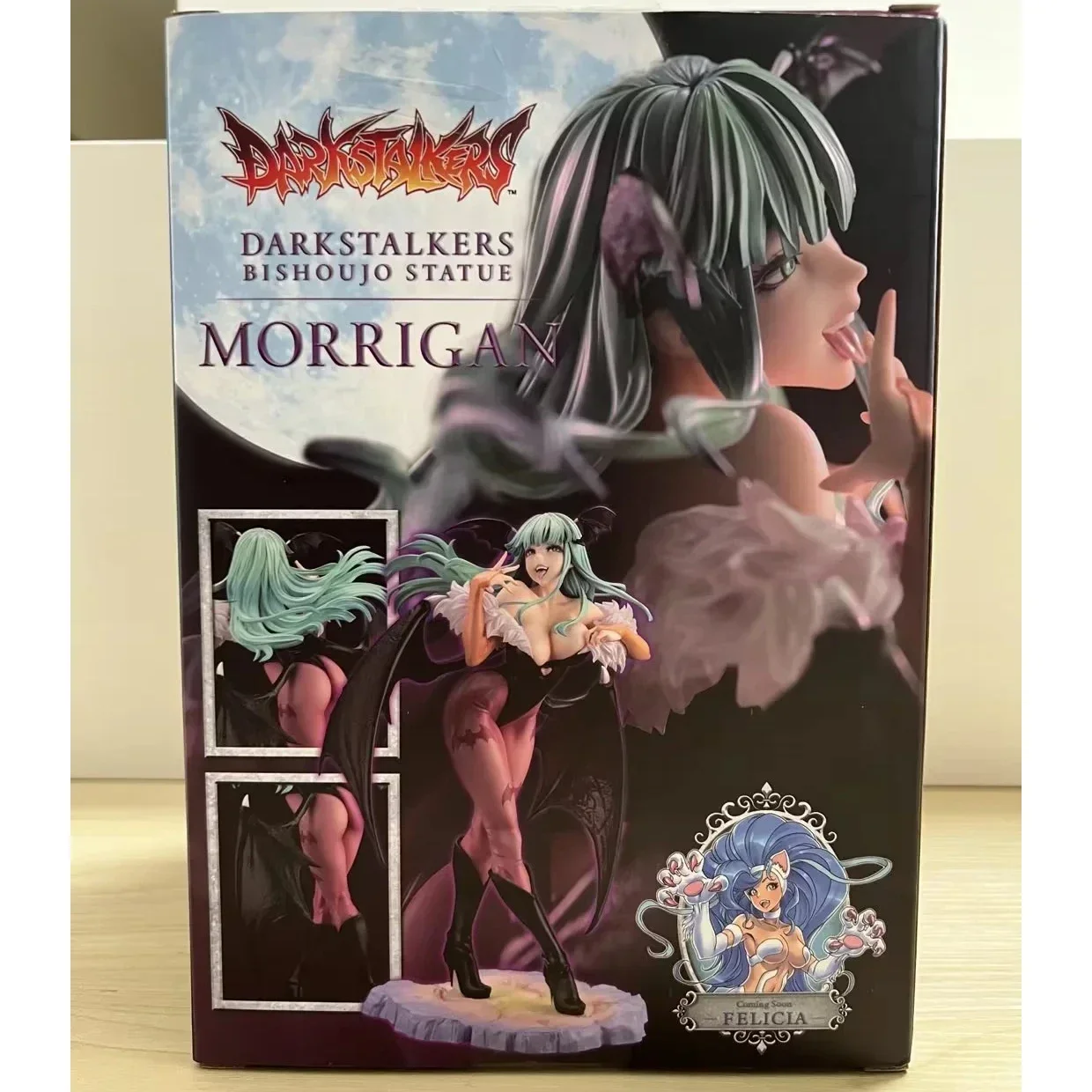 متوفر في المخزون Darkstalkers Morrigan Aensland Lilith Felicia أنيمي ألعاب شخصيات الحركة للأطفال لعبة مجسمة هدية عيد الميلاد والكريسماس مخصص