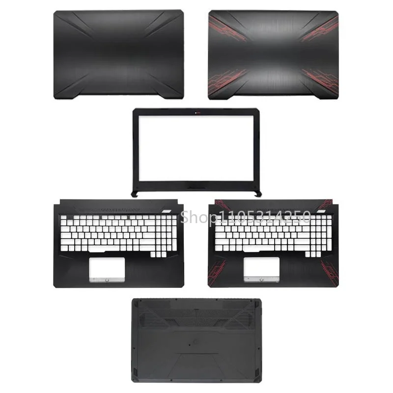 Для ASUS FX504 FX504G FX504GD FX504GE FX80 FX80G FX80GD: задняя крышка экрана, передняя рамка, панель для рук, петли, нижний корпус.