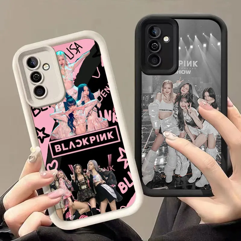 Kpop B-BlackPinks Girl Phone Case For Samsung A13 A22 A33 A34 A35 A53 A54 A55 A73 5G A12 A14 A15 A16 A23 A24 A25 A32 A52 A71 A72