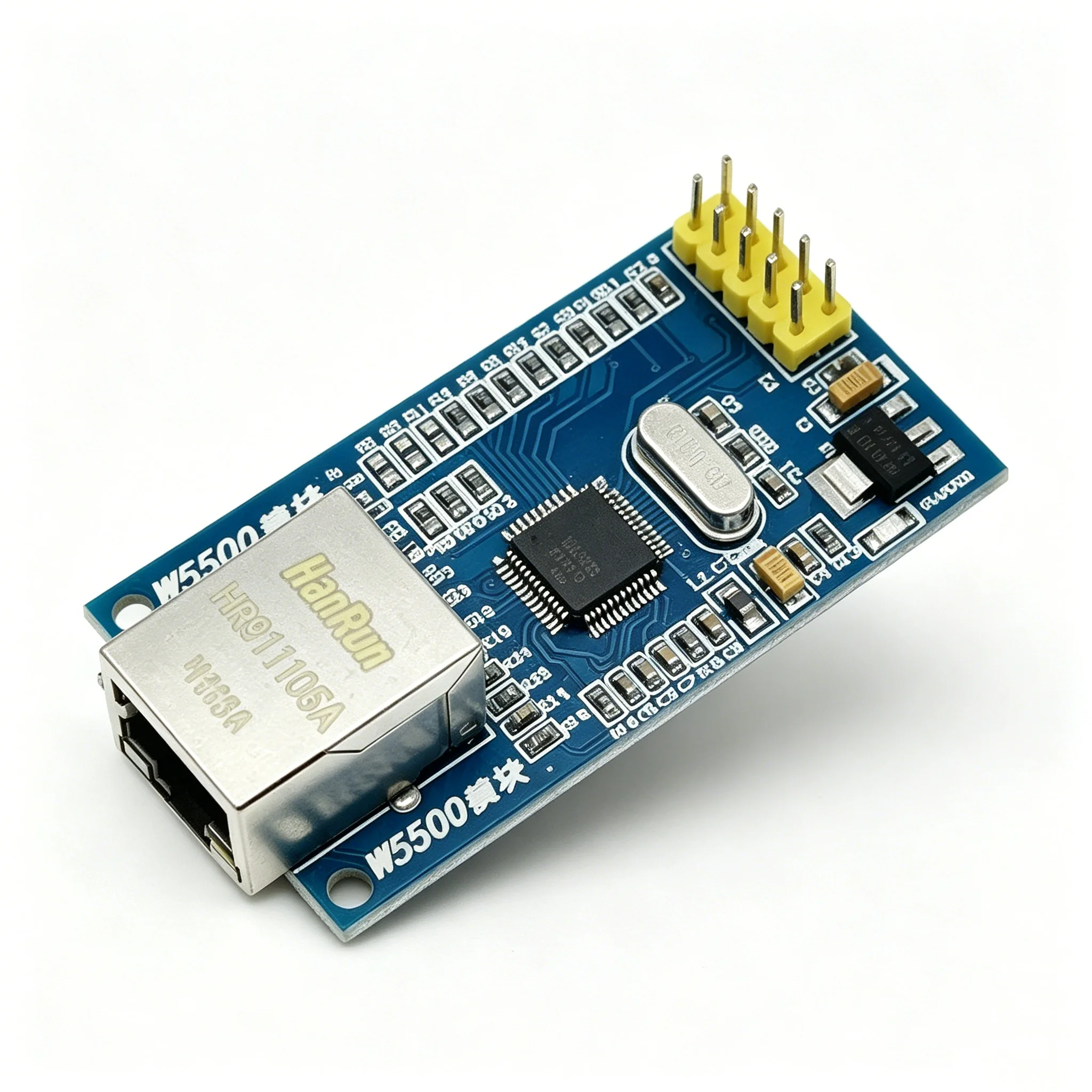 W5500 Ethernet Network Module with Hardware TCP/IP Stack Support 51/STM32 Driver Development Board for Network Projects