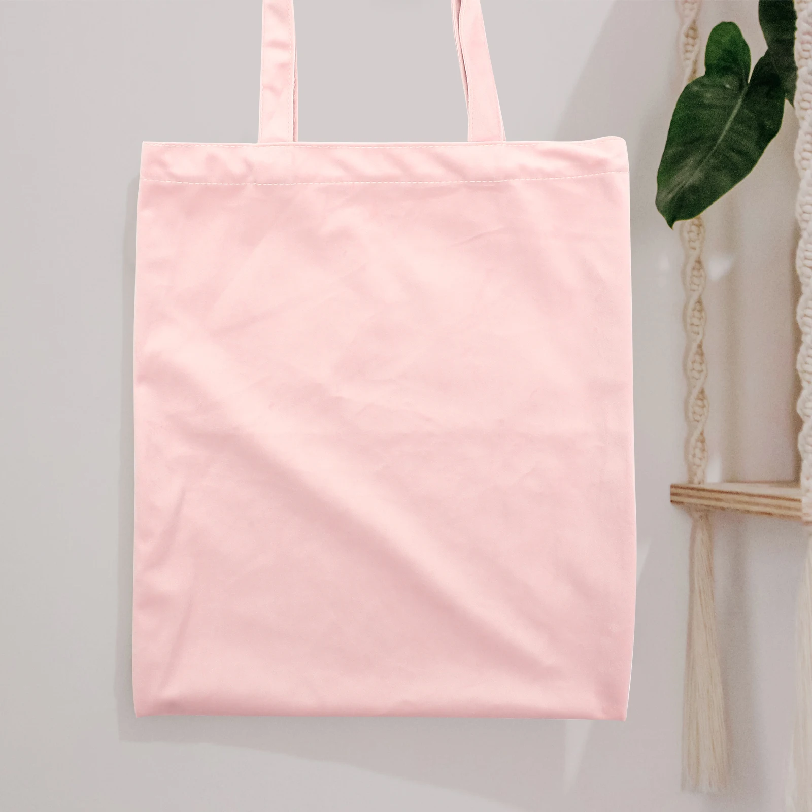 

Reusable Shopping Tote Bags Pink Folding Grocery Large Capacity H held Travel Bag Reusable Pouch Eco Friendly Tote For