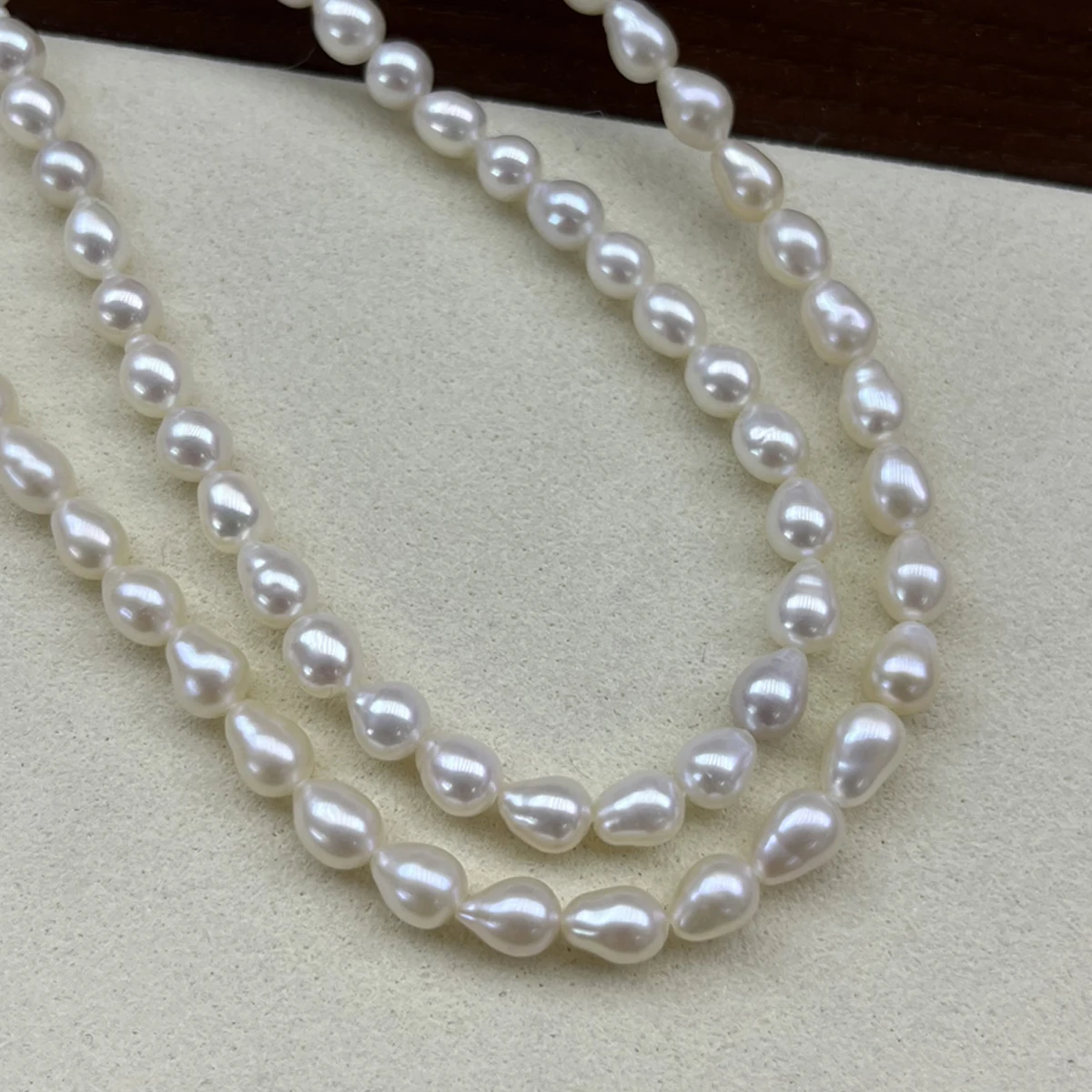 

AAA 6-7mm Teardrop-shaped Semi-finished High Quality Natural Freshwater Pearls Beads for Jewelry Making DIY Necklace Accessories
