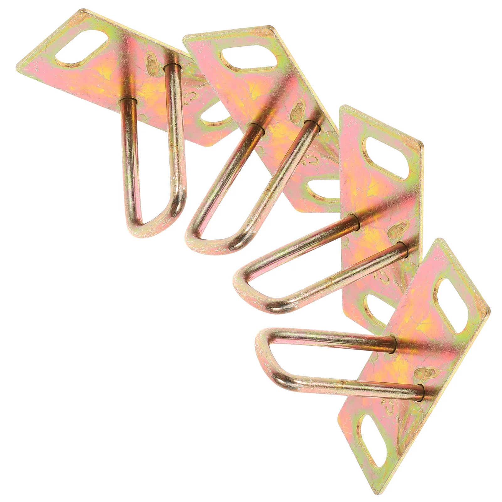 4Pcs Metal Electric Motorcycle Seat Lock Plate Universal Fit Easy Installation Multiple Lock Needs Security Protection