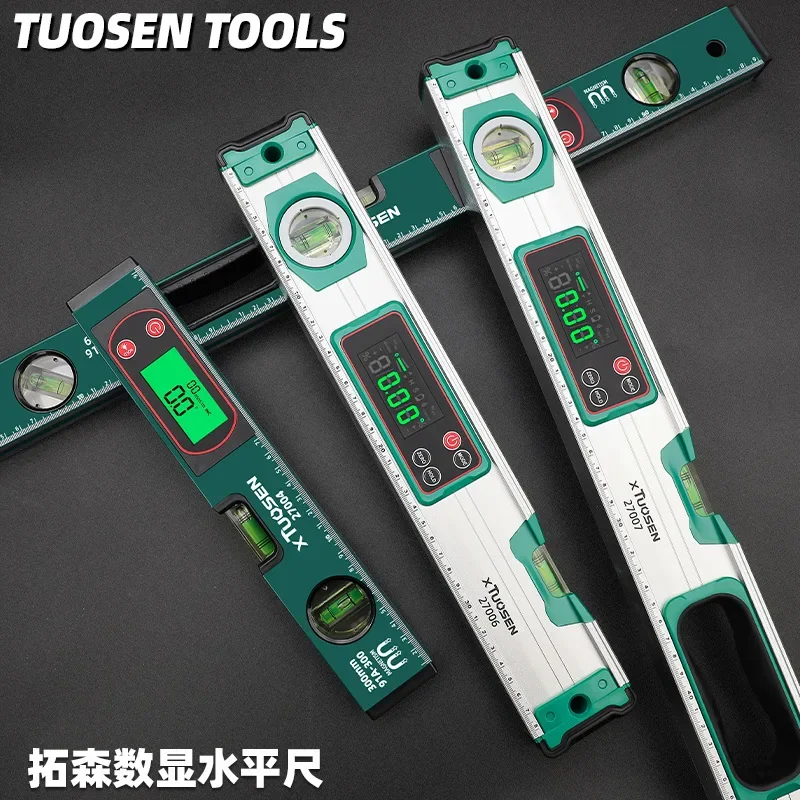 Horizontal Measurement High Accuracy Linear Aluminum Alloy with Strong Magnetic Thickening Electronic Digital Display Level