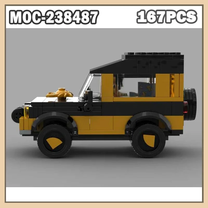 

MOC-238487 Строительные блоки Автомобили Land Rover Discovery 1980 Модель спортивного автомобиля Серия Креативный подарок Креативная головоломка Городской автомобиль 167 шт.