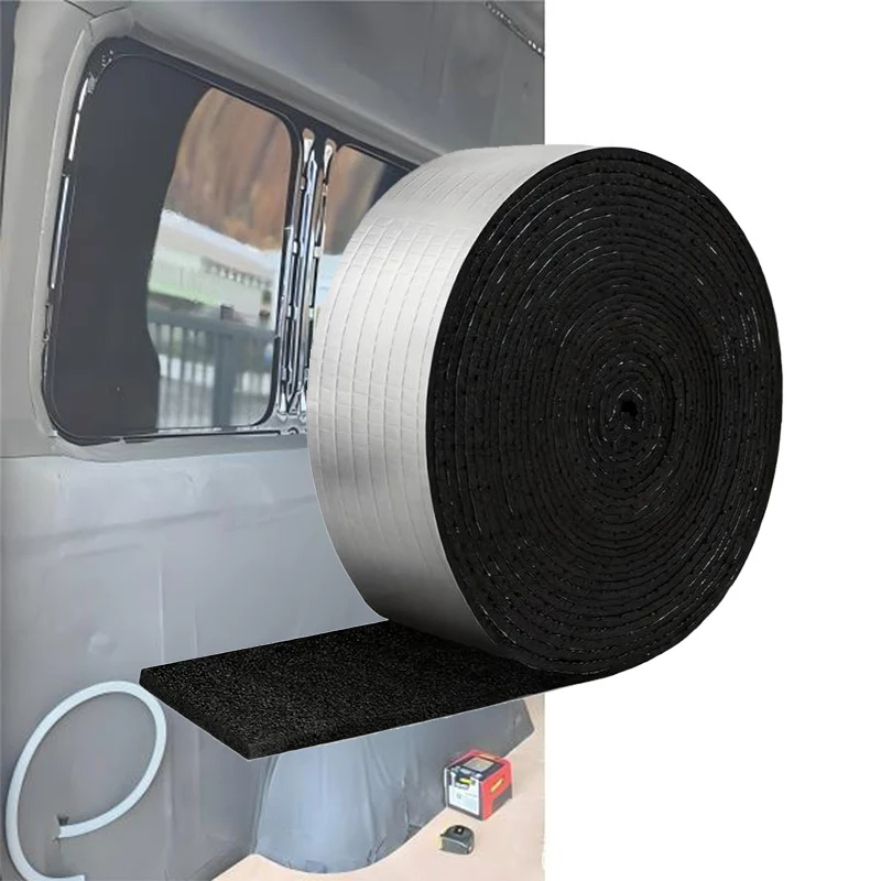 Self-Adhesive Insulating Strip Thermal Bridging Joining Insulation Panels 10mX5cm For Campervan Caravan Motorhome Conversion