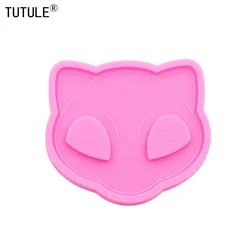 Shiny Kawaii Cute Anime Silicone mold keychain Polymer Clay epoxy resin kawaii Silico molds Fondant cake Chocolate Mold Silicone