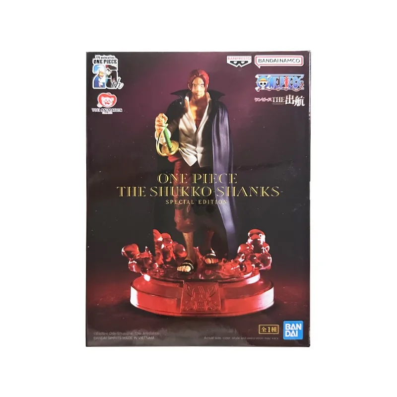 

One Piece Red Hair Shanks Navigation King THE Sailing Desktop Ornaments Model Bandai Banpresto Japanese Comics Animation Theme