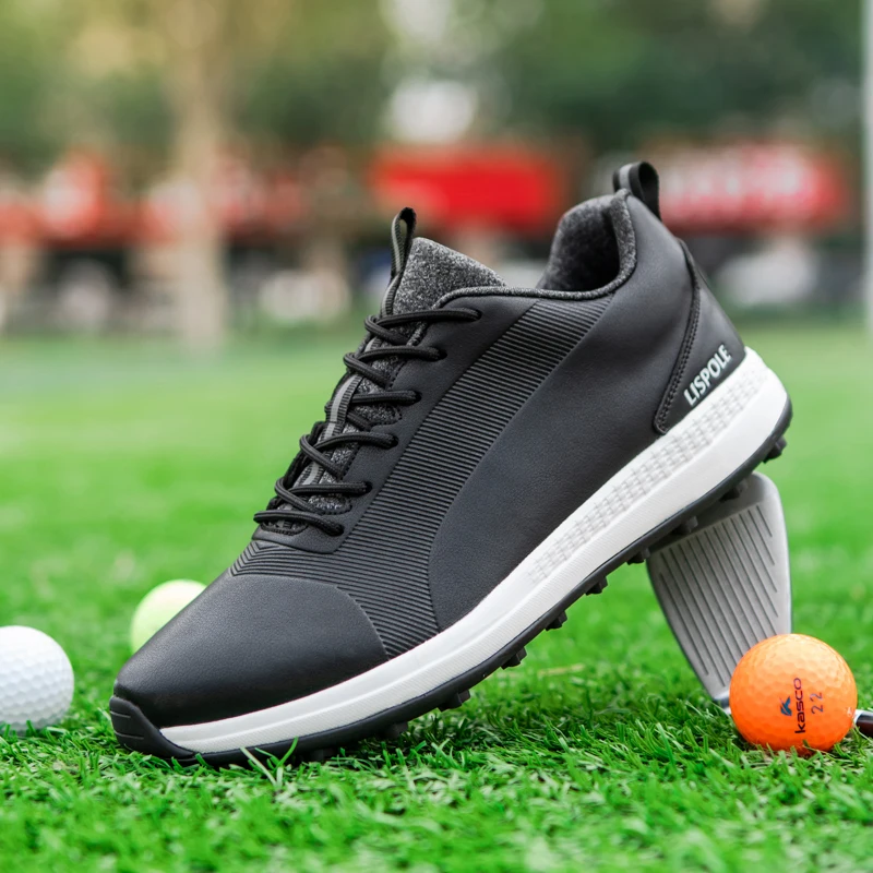 

New Mens Golf Shoes Waterproof Golf Sneakers Men Outdoor Golfing Spikes Shoes Big Size 39-47 Jogging Walking Sneakers Male