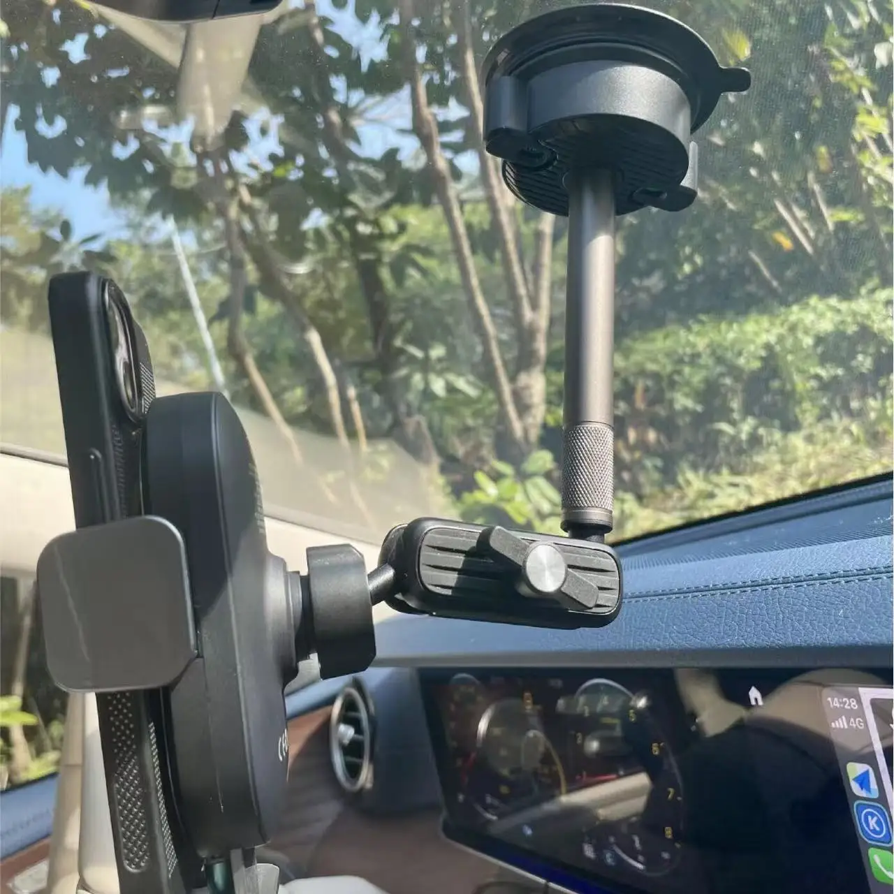 Ckhb-24D 차량 탑재형 확장 흡입 컵 브래킷 360도 파노라마 카메라 캠코더 촬영 고정 브래킷 베이스