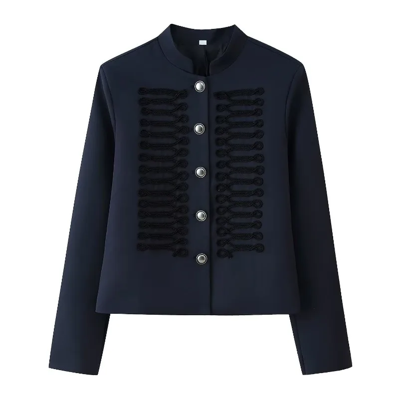The Popular Cross-border European and American Women's Fashion Retro High-end Outerwear Is in Vogue and Versatile Women’s Wear