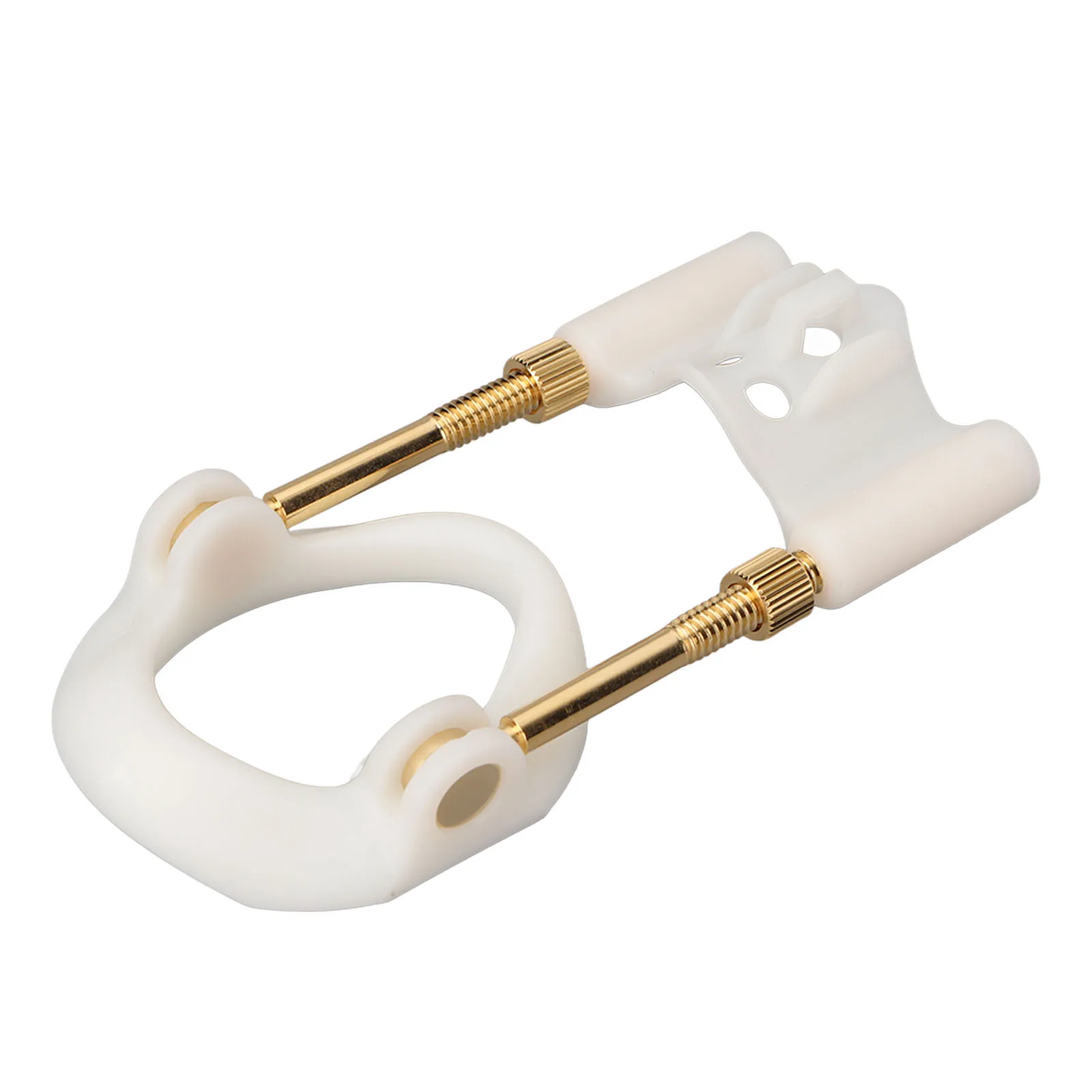 Male Size Stretcher Men Size Extender Men Bracket Stretcher Tool Adjust Size Easy Detachable Strength Training Device White Gold