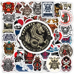 Japanese Samurai Stickers Bushido Demon Mask Evil Ghost Gift DIY for Motorcycle Helmet Drawing Board Guitar Phone Laptop Sticker