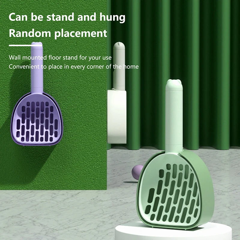 개 고양이 배변 삽 다기능 깊은 대용량 배변 국자 홀더 애완 동물 청소 용품 도구 고양이 화장실 제품