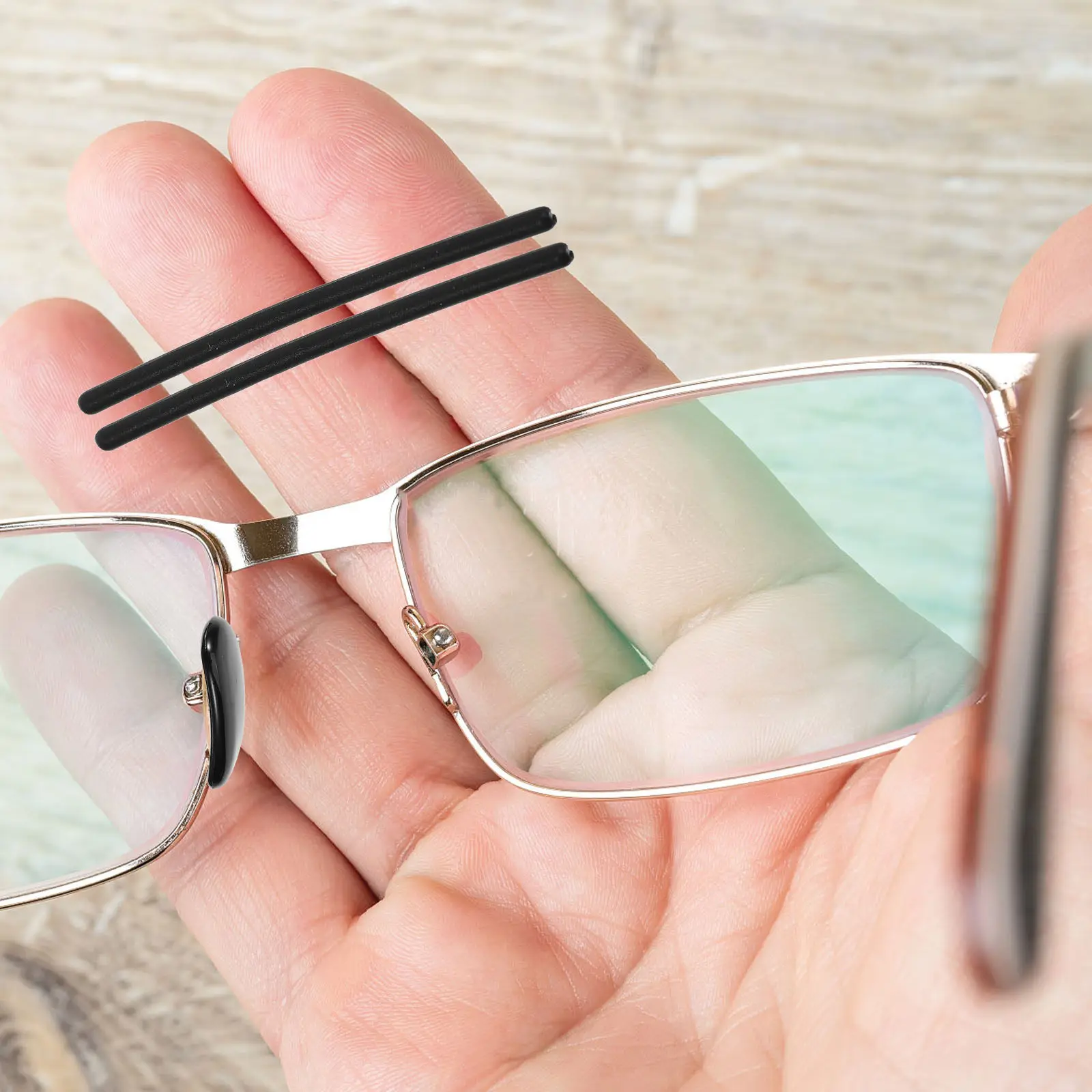 

4Pairs Eyeglass Ear Grips Silicone Anti-Skid Glasses Ear Cushions Temple Tips for Running Climbing Hiking Outdoor Sports Glasses