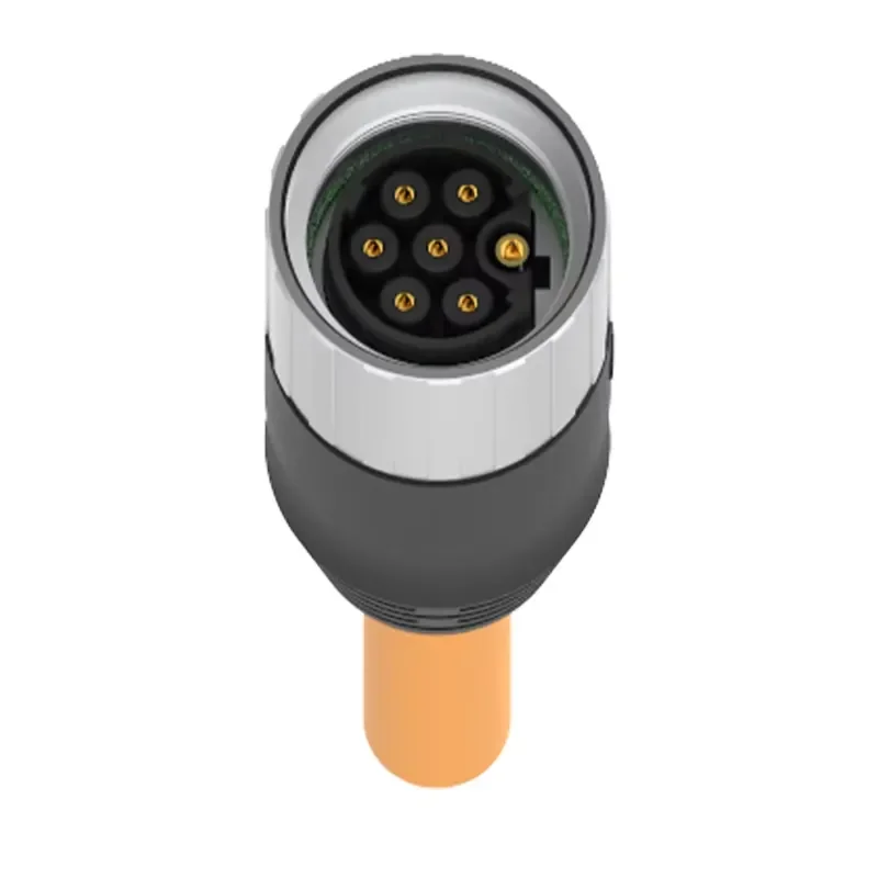

Quality Good M17 7pins Mixed Power and Signal Aviation Plug Circular Connector IP67 Protection 600V