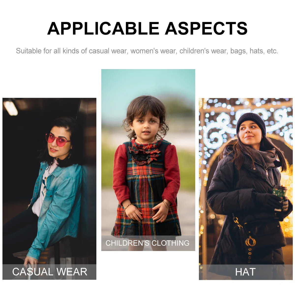 

10Pcs Christmas Style Patches Unique Patterns No Extra Threads for Jeans Blouses Skirts DIY Projects Christmas Sequins Patches