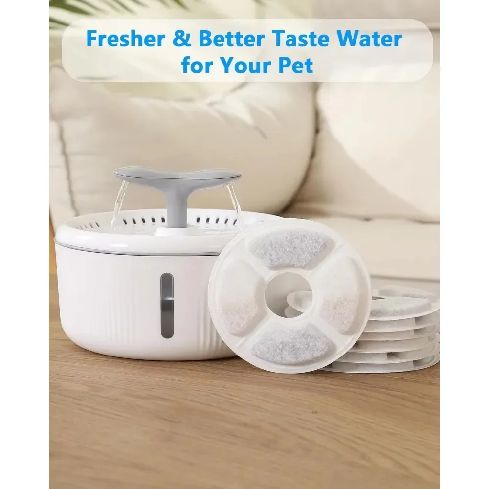 Replacement Filter For Cat Dog Water Drinking Fountain Activated Carbon Replaced Filters 6-12pcs Fountain Dispenser Feeders