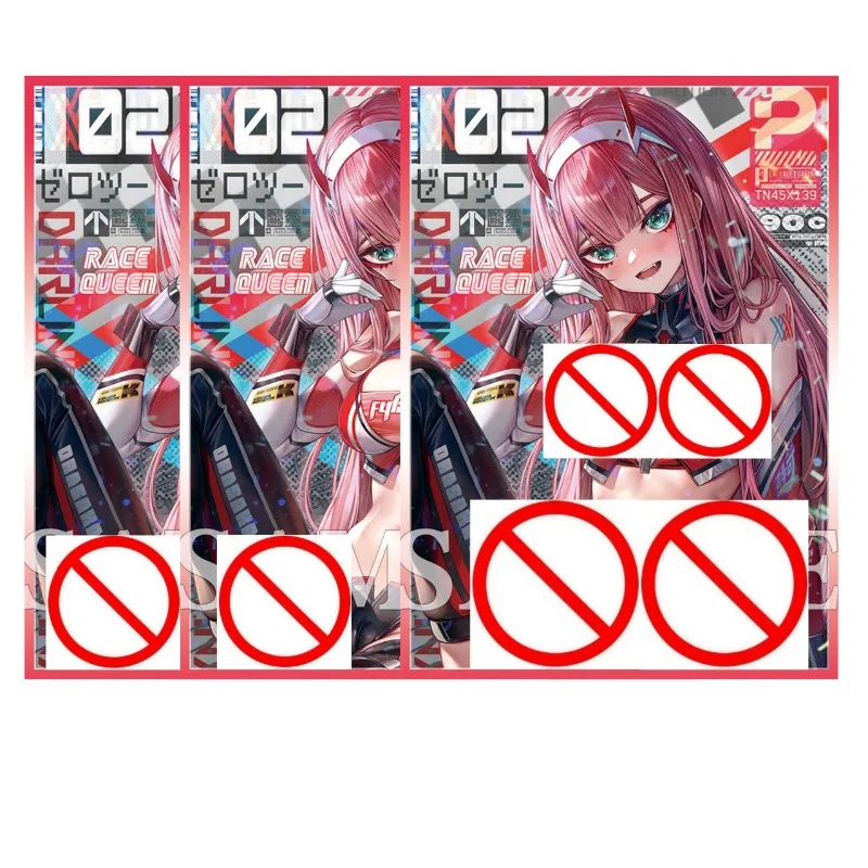 

Защитный чехол для карт 67x92 мм DARLING in The FRANXX Game Collection, анимационный, с лазерным эффектом, для настольных игр, подарок