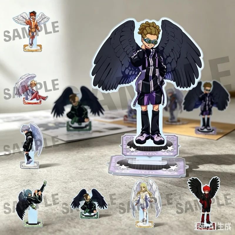 Wholesale Charm Fans Gifts - INAZUMA ELEVEN Anime Game 15cm Acrylic standing sign board Keychains Statue stand Lovely Products