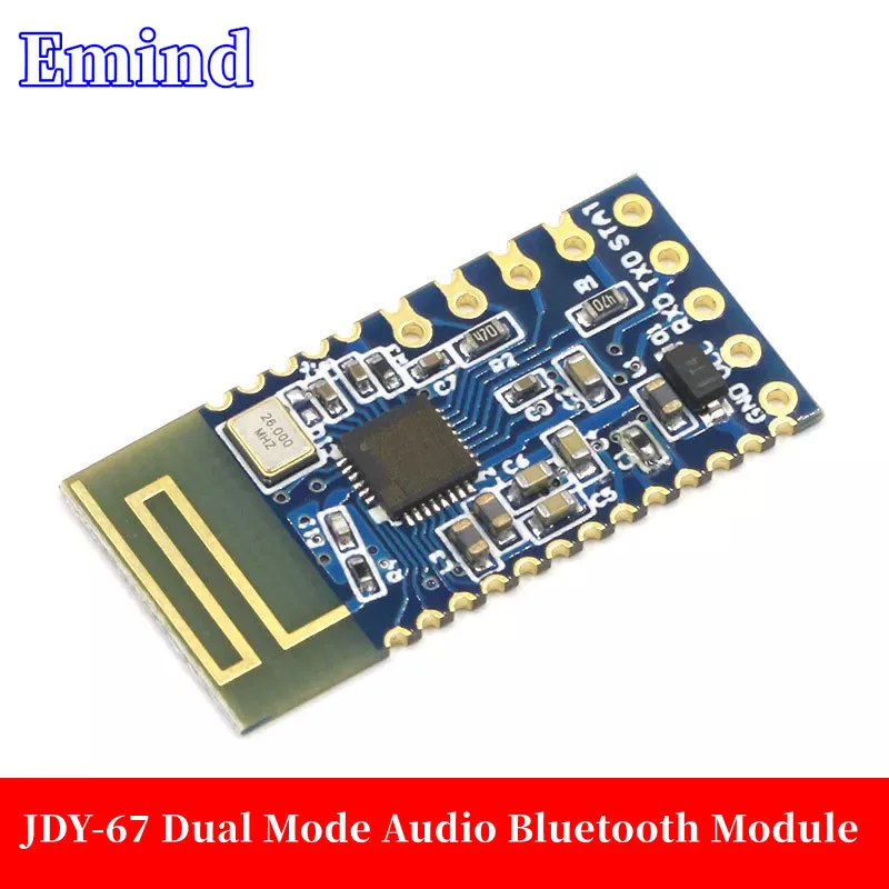 2/5/10/20/50 pièces JDY-67 Module Audio Bluetooth double mode Audio SPP Bluetooth BLE Module de passage Transparent