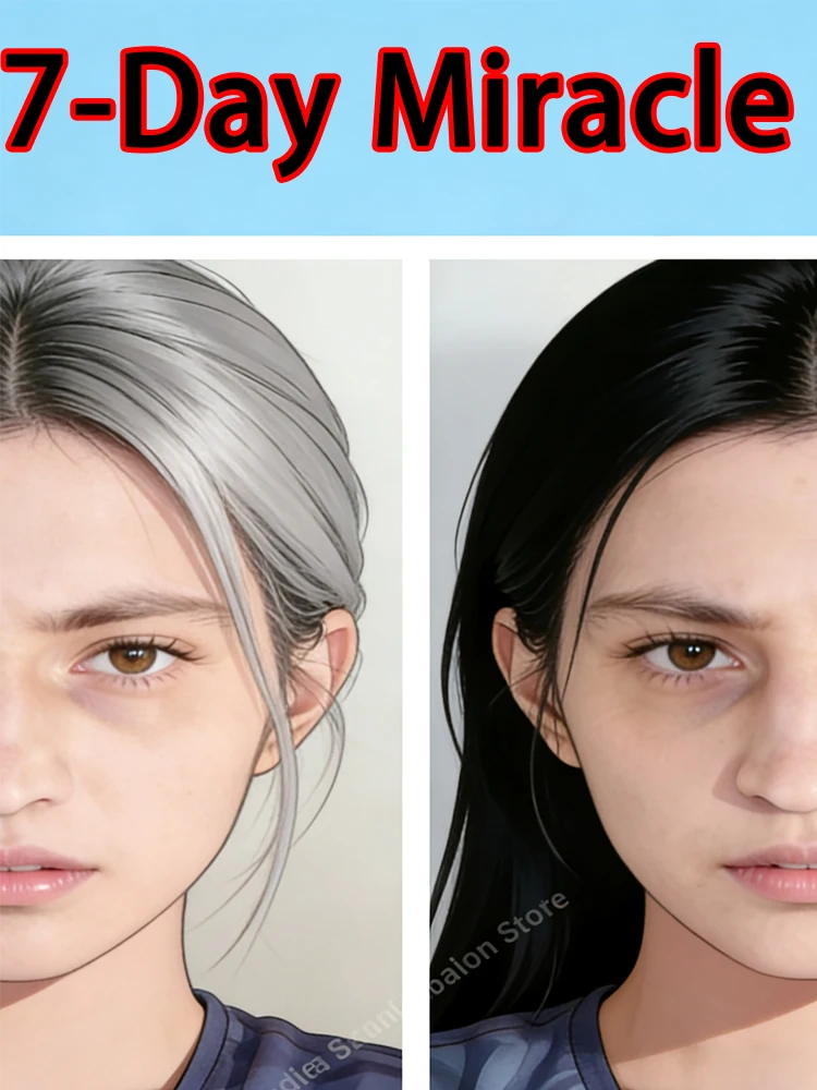 

Natural hair care essence, nourishes the scalp, promotes the reversal of gray hair to black, and restores healthy hair.