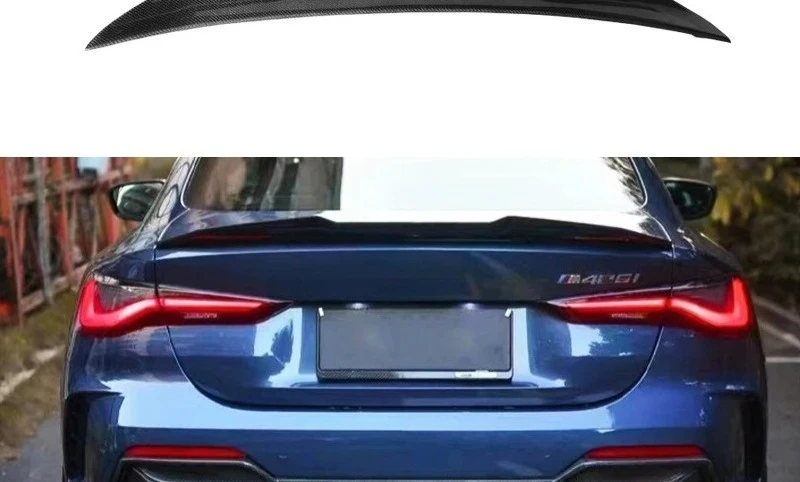 

Подходит для BMW 4 серии G26 PSM, заднее крыло из углеродного волокна, фиксированное ветровое крыло, модифицированные автозапчасти, спойлер, внешний вид