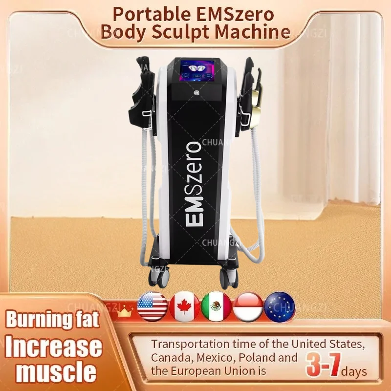 EMSPero15 Tesla 6500W RF Shaping Instrument 200Hz Electromagnetic Technology Four Handle Muscle Shaping and Weight Loss Equipmen